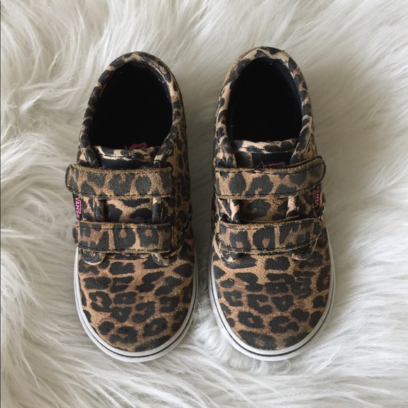 toddler vans leopard